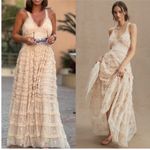 Mac Duggal  Size 10 NEW Style 8037 Blush Multi Embroidered Floral Evening Gown Photo 8