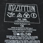 Led Zeppelin United States of America 1977 Rock Band Mineral Wash T-Shirt 1X Photo 3