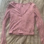 PacSun Long Sleeve Floral Top Photo 0