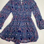 EXPRESS Multicolor Patterned Romper Size XS Photo 8