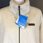 Columbia  Ivory Full Zipper Plush Fleece Jacket Sz XL Photo 1