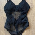 Abercrombie & Fitch Abercrombie Black Vintage Lace Bodysuit Photo 2