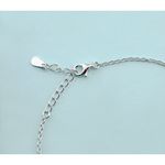 Sparkling Leaf Charm Anklet 925 Sterling Silver Adjustable Beach Boho Jewelry Photo 8