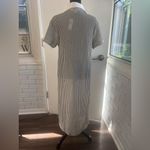 Blue Tassel at Anthropologie NEW WITH TAGS Collared Midi Dress White Size M Photo 4