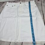 J.Crew Denim mini skirt in white 26 NWT Photo 9
