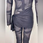 Unbranded Black Sheer Long Sleeve Jumpsuit Photo 12