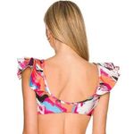 NEW BOAMAR Fanny Bikini Top in Marble Festival Ruffle Anthropologie X Photo 1