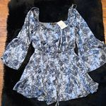 Forever 21 NWT Floral Satin Romper Photo 3