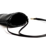 LA/TC Los Angeles Trading Company Vegan Leather Crossbody Pouch Fluent French Black Photo 3