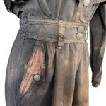 Retrofete Shirelle Jumpsuit in Sepia Brown Acid Wash Size XS Photo 4