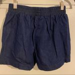 3X1 Snap Off Track Short Bowers Denim Dark Blue Mini Shorts New Size XS Photo 9