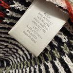 Christopher & Banks  Black and White Fringed Western Cardigan Sweater Photo 9