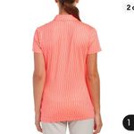 Nike  Womens Golf Icon Dri Fit Polo Coral Size Large Photo 2