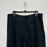 Madewell Slouchy Straight Pants Drapey Twill Black Mid Rise Minimalist US 12 NWT Photo 12