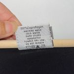 Click Color Me Cotton Womens 3/4 Sleeve Flowy Crinkle Layer Midi Dress Black XXL Photo 5