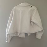 We The Free White Leather Jacket Photo 2