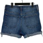 J.Crew High Waisted Cotton Distressed Raw Hem Cut Off Denim Shorts 30 Blue Photo 10