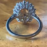 Natural Orange Garnet Chrome Diopside Sterling Silver Cocktail Ring Size 6 Photo 6