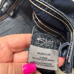 Silver Jeans  Suki Surplus Boot Cut Dark Wash Womens Size 28x 32 Low Rise Photo 5