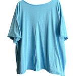 Zenana Outfitters Blue Boxy Oversized T-Shirt Photo 1