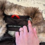Marc New York  Brown Puffer Duck Down Feathers Jacket Removable Fur Collar XS Photo 1