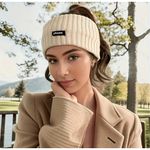 GRANK Elegant Fashionable Winter Cream Headband Ear Warmers Outdoor Activities Photo 0