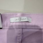 7 For All Mankind  NWT The Ankle Skinny Raw Hem Womens 28 Lavender Purple Stretch Photo 7