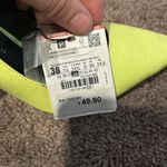 ZARA Trafaluc Neon Yellow Faux Leather Stilletto Pump Heels NWT Photo 6