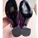 Stella McCartney purple Groove Shimmer Dressy Ankle Strap size 36.5/US 6.5 Photo 13