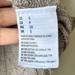 American Eagle NWT  Small Beige Cotton Wool Sweater Braided Tight Knit Winter Photo 5