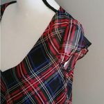 Like Mynded Plaid Short Sleeve Sheath Dress S Photo 2