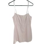 Sunday Best Women’s M Quaint Linen & Organic Cotton Mini Dress Light Pink Summer Size M Photo 1