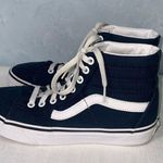 Vans Sk8-Hi Tapered High Top Canvas Shoe~Navy Blue~Unisex~Women’s 7, Men’s 5.5 Photo 5