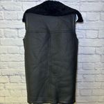 Coach New  Reversible Shearling Vest Black Outerwear Womens Size 4 Quiet Luxury Photo 8