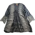 Johnny Was  Plus 1X Embroidered Boho Tunic Top Bohemian Crochet Hippie Blouse Photo 0