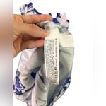 ZARA  Printed Blue Shirt Linen Dress Photo 8