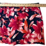 Zoe + Phoebe Tropical Print Bright & Bold Floral Print Skorts Tennis Size PXL Pink Photo 7