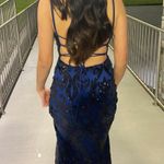 Navy Blue Mermaid Prom Dress Photo 1
