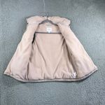Old Navy  Puffer Vest Women Small Pink Fleece Lined Stand Collar Zip Front Photo 1
