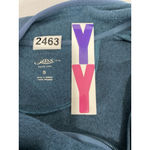 Womans Bass Small Blue Zip Up Long Sleeve Fleece Photo 2