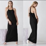 Fabletics  medium black Neema maxi dress halter neck relaxed fit maxi length new Photo 1
