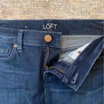 Loft Classic Denim Dark Wash Skirt with Stretch Photo 4