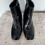 mix no. 6  Shiny Black Ankle Booties Photo 4