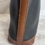 Dooney & Bourke Vtg Large Hobo Black Leather Bag shoulder Purse Photo 5