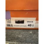 Miz Mooz  Women's Gracie Loafer Black Suede Size 40 US 9 Perforated Toe‎ Distress Photo 10