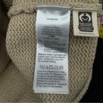 Madewell Open-Neck Ribbed Pullover Hoodie Relaxed Fit Sweater In Summer Dune XL Photo 3