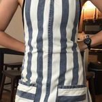 Topshop Blue and white jean overall dress Photo 0