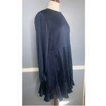 Adelyn Rae  Navy Blue Crewneck Babydoll Shift Dress Dress Small Photo 2
