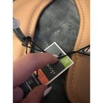 West Loop  Women’s Size M 7/8 T-Strap Sandals Silver Cushioned insoles Photo 2