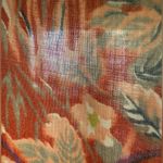 Vintage‎ Woodland Puff Sleeve Maxi Dress Mushrooms Squirrel Foxes 70s medium Pink Photo 7